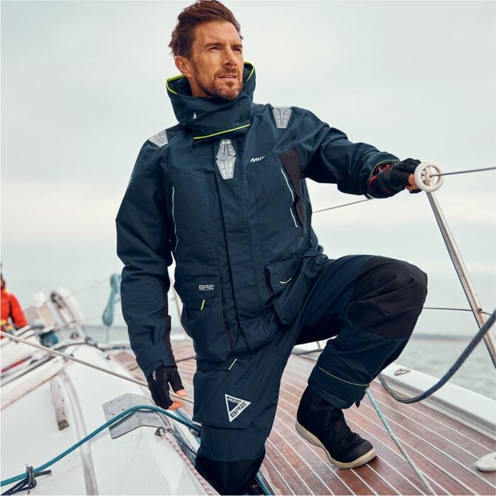 2024 Musto Hombres BR2 Offshore 2.0 Sailing Trouers And Jacket Combi Set - True Navy